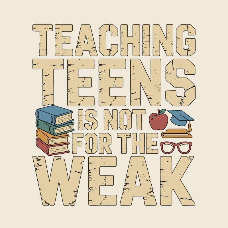 Enseignant de lycée enseignant aux adolescents