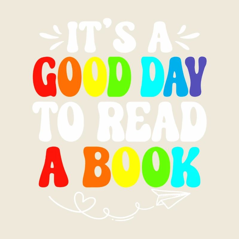 Rainbow Reading Day Quote Tee