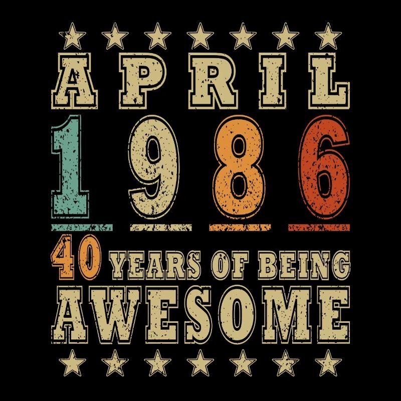 Année anniversaire avril 1986
