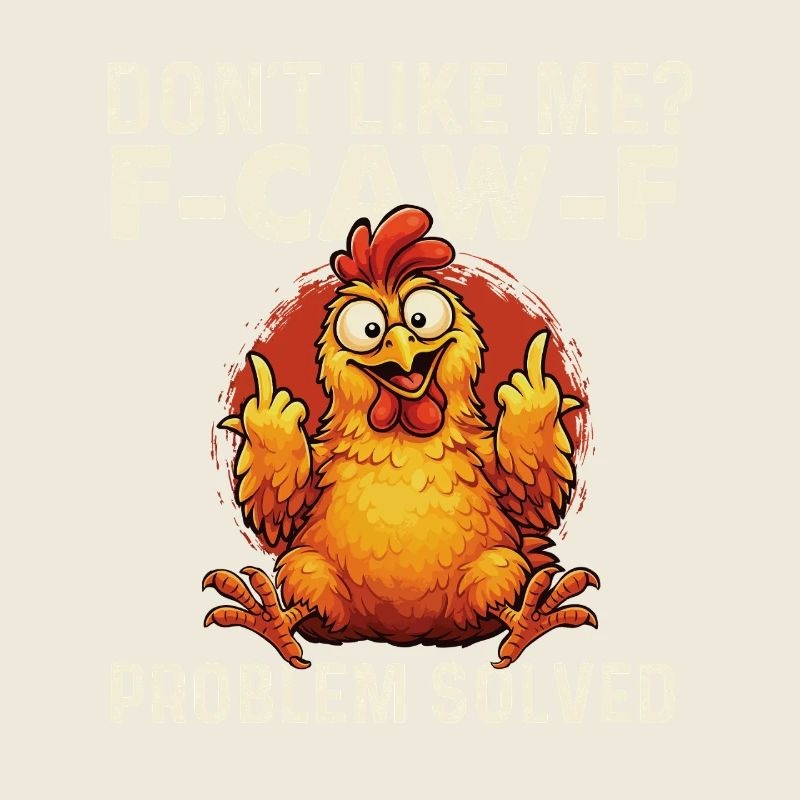 FCawF Problem Solved Crow Sarcasm Dark Humor
