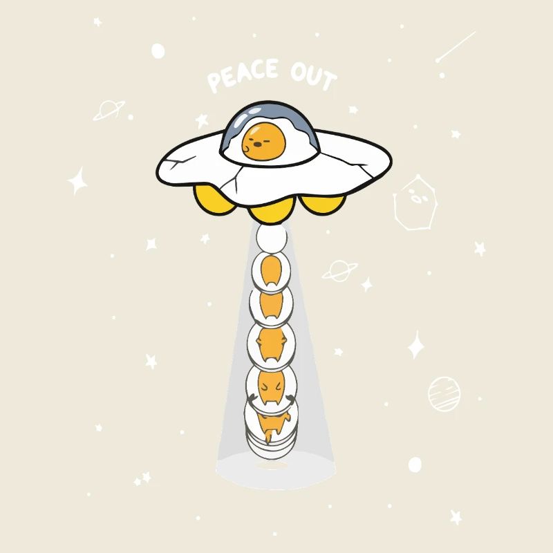 Peace Out UFO-Eier