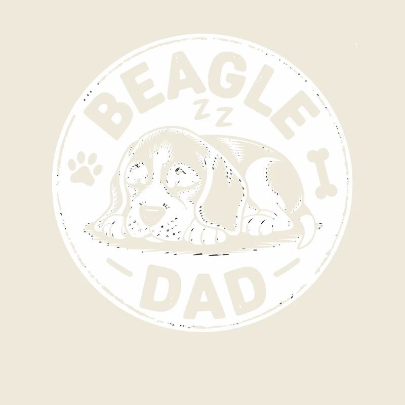  Beagle Dad Schlafender Beagle Hund Beagle Vater