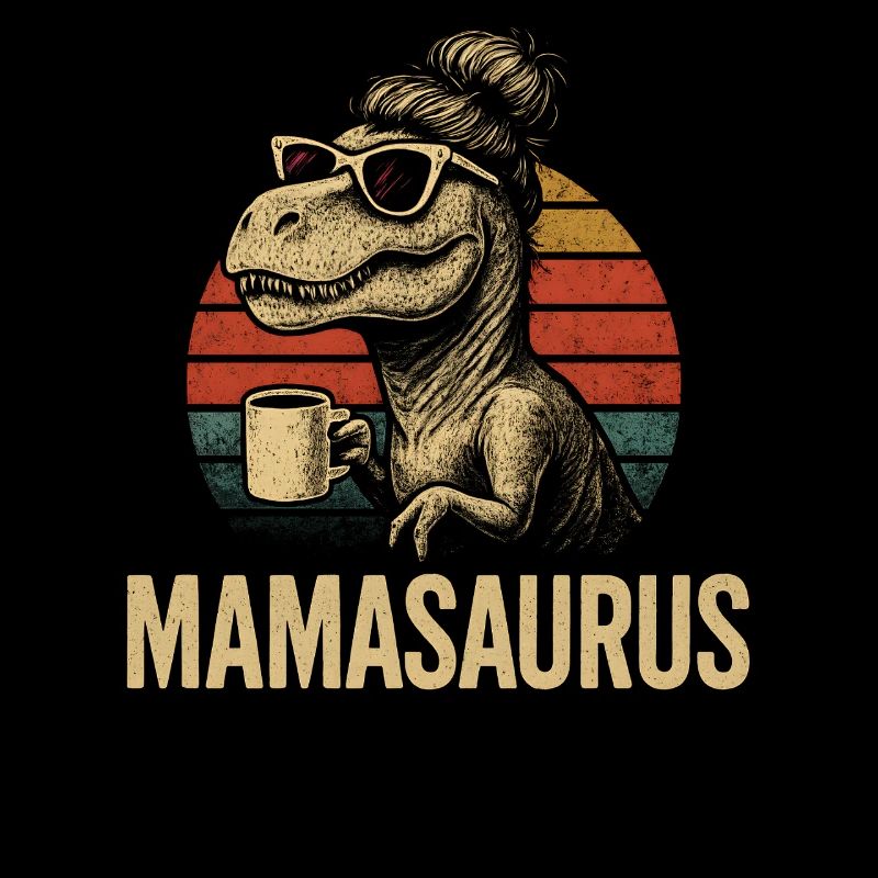 Mamasaurus Mama Mutter Geschenkidee Humor Lustig