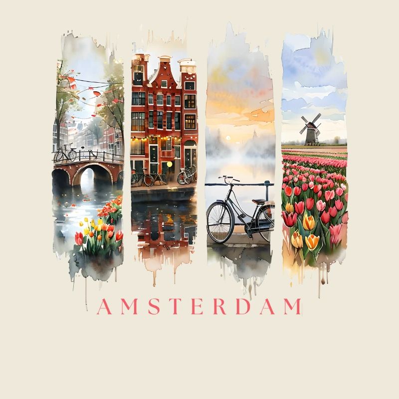Amsterdam Design – Holland Städtetrip Motiv
