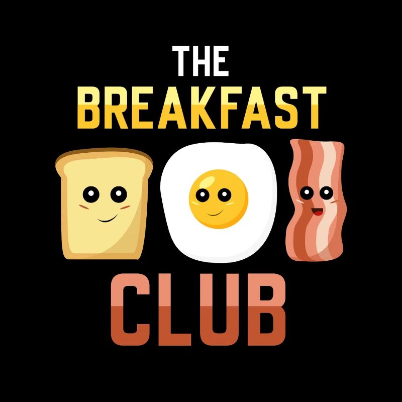 The Breakfast Club – Cute Toast Egg Bacon