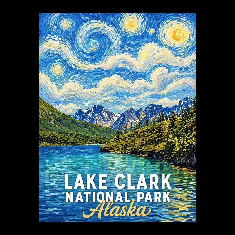 Lake Clark Alaska Landschaftskunst