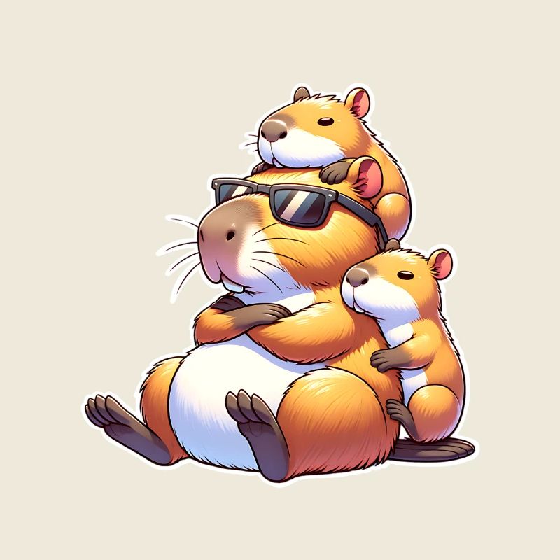 Capybara Papa