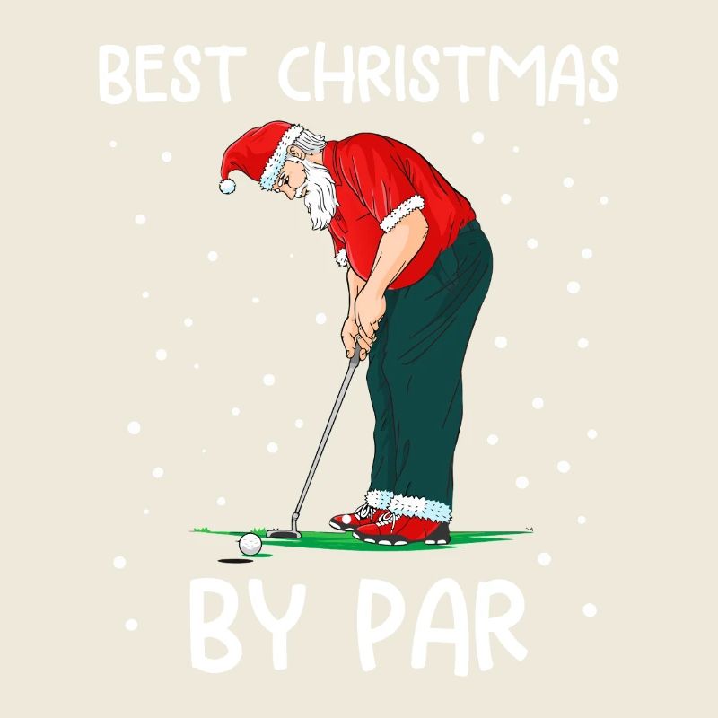Golfing Santa by Par