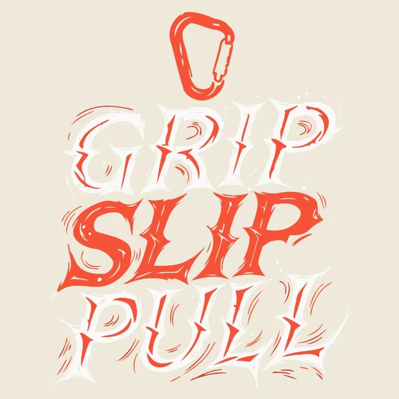 Grip Slip Pullover Dynamische Typografie