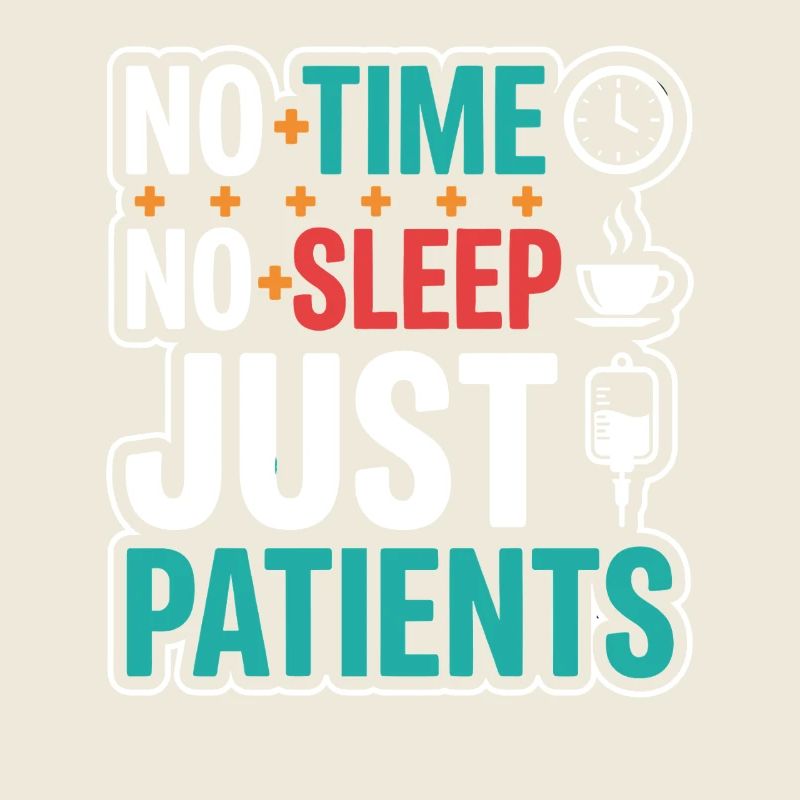 Infirmière de nuit, fatiguée