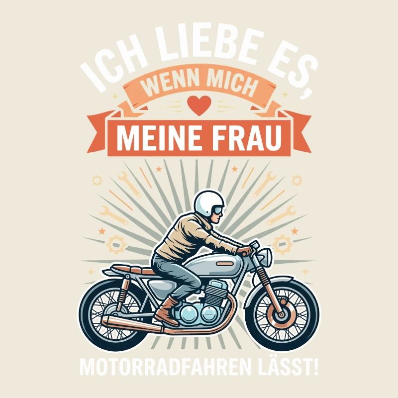 Motorradfahrer Ehemann Lustiger Spruch Biker