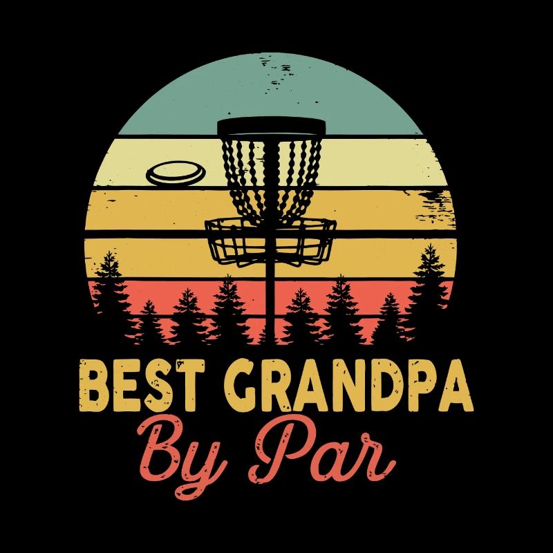 Bester Opa nach Par Disc Golf Tee