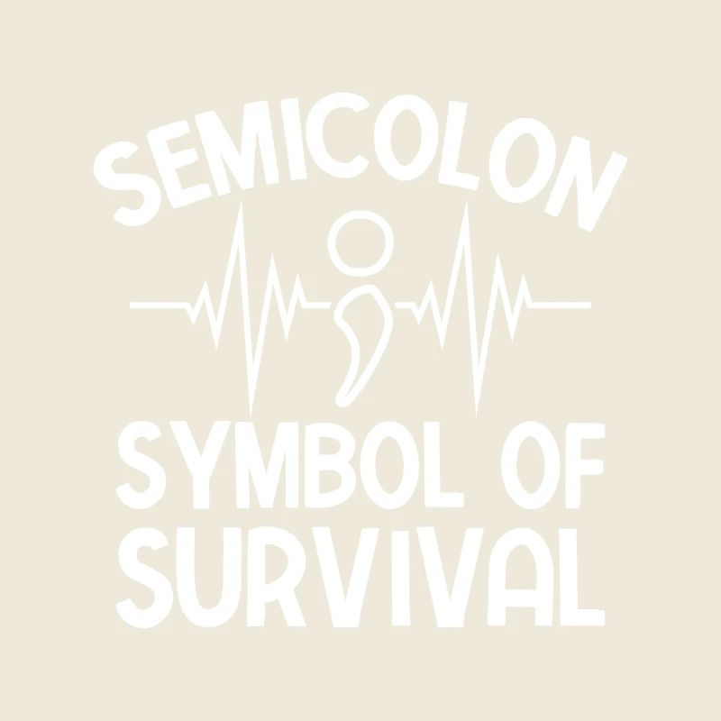 Point-virgule : Symbole de survie Point-virgule