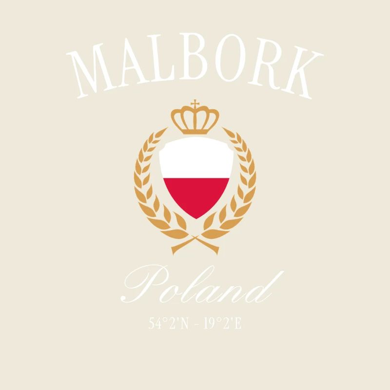 Malbork Polen Wappen Krone – Reise Souvenir