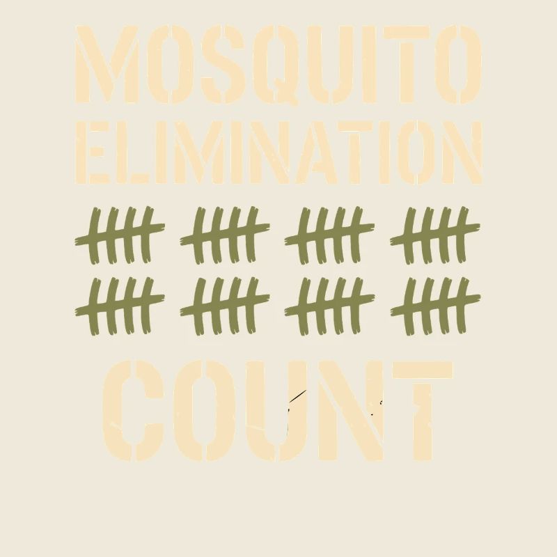 Mosquito Elimination Count Funny Summer
