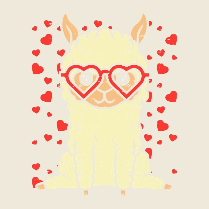 Valentine Llama