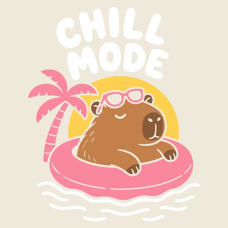 Chill Mode Floating Capybara