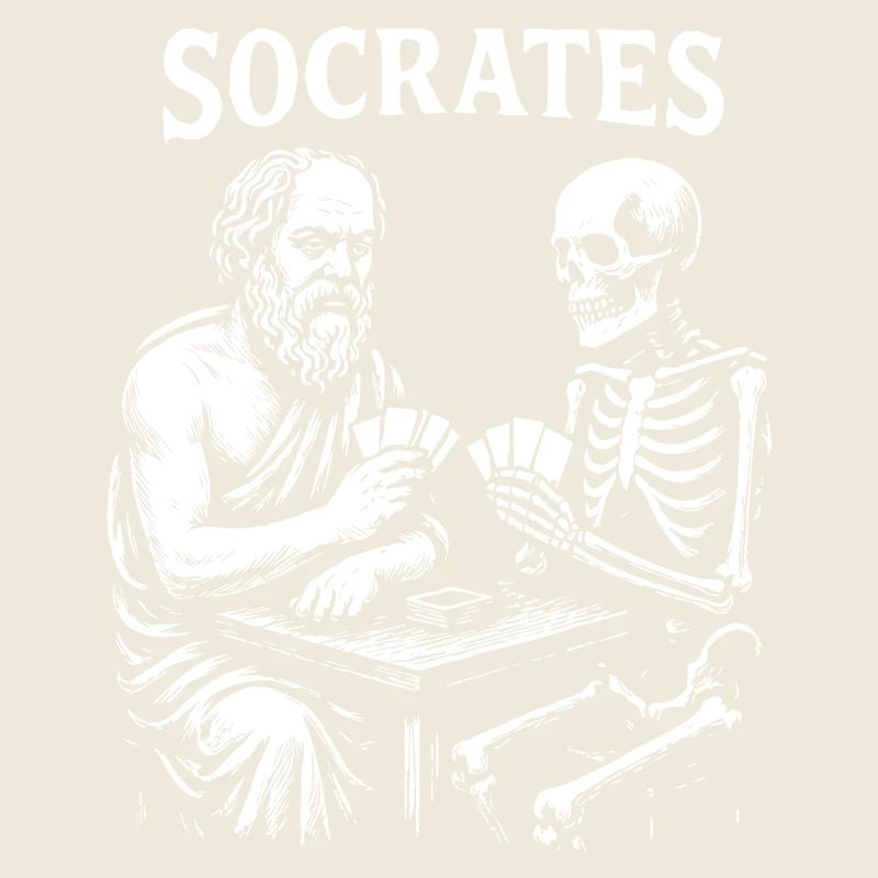 Socrate joue aux cartes avec la mort