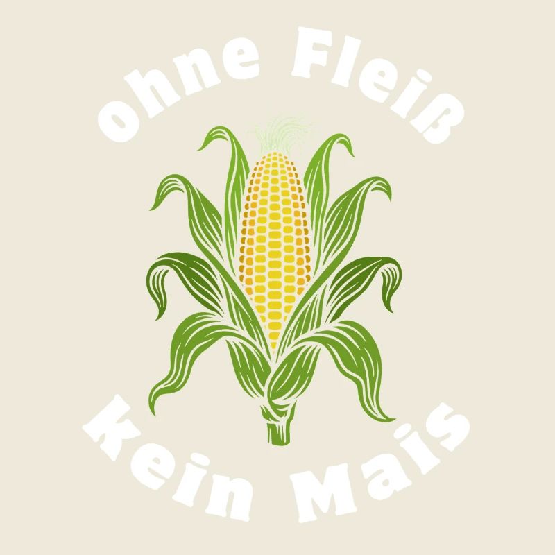 Pas de maïs sans diligence | Maïs en épi avec feuilles