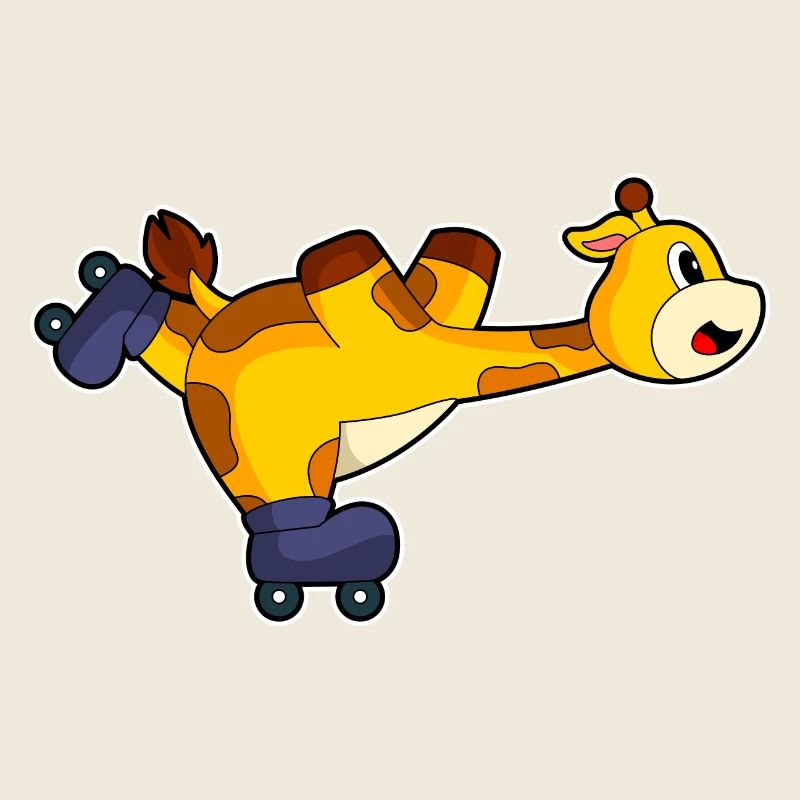 Giraffe Inline skating Rollschuhe