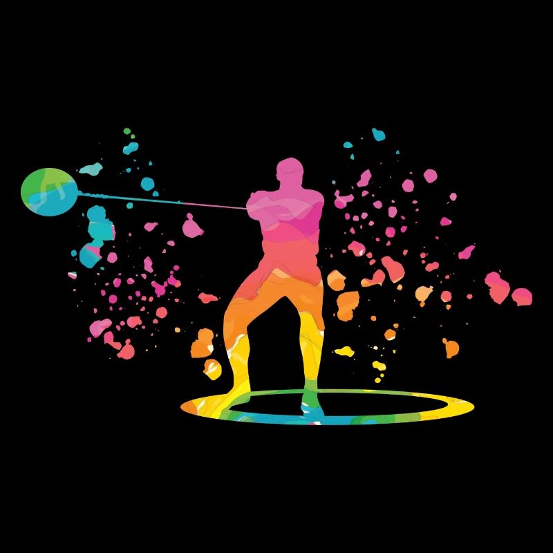 Hammerwerfer Colorsplash Hammerwerfen