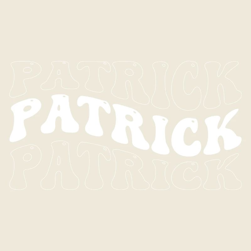 Drôle Patrick Groovy 4 Hommes Femmes Cool Patrick Cravate