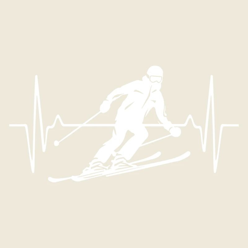 Skiing Skiing Man Pulse Frequency