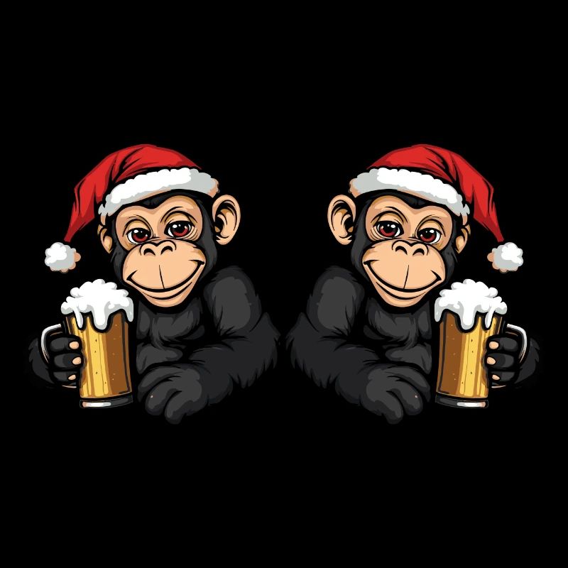 Monkey Christmas Beer Team