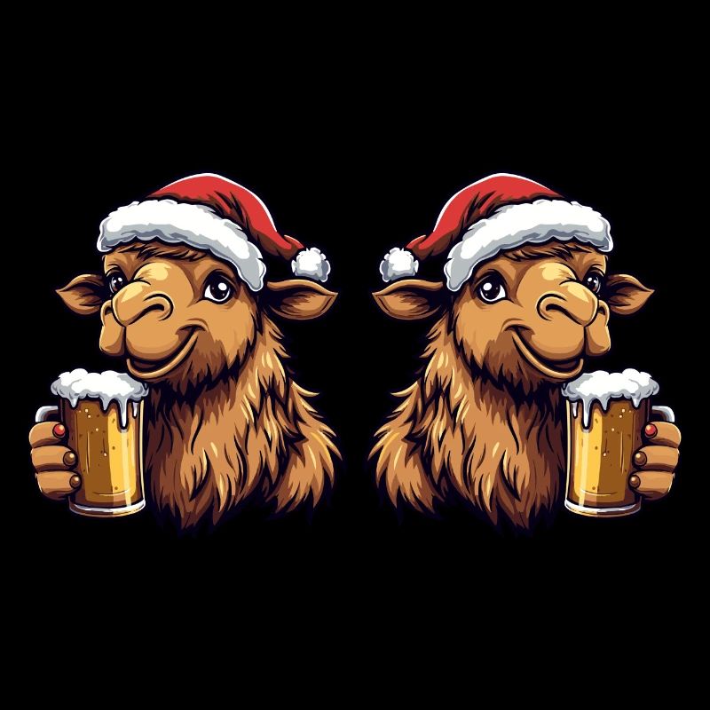 Équipe de la bière de Noël Camel