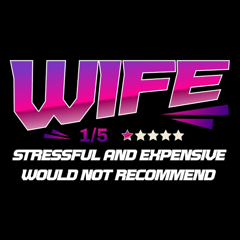 Ehefrau Bewertung Einer Von Fünf Sternen Lustiger Ehemann