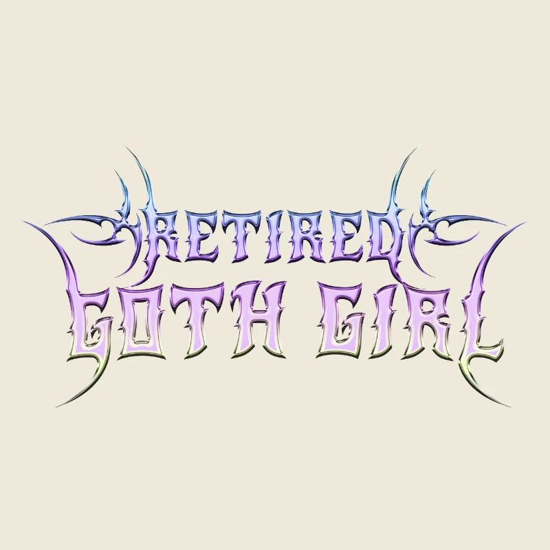Retired Goth Girl! Gothic Emo Mädchen