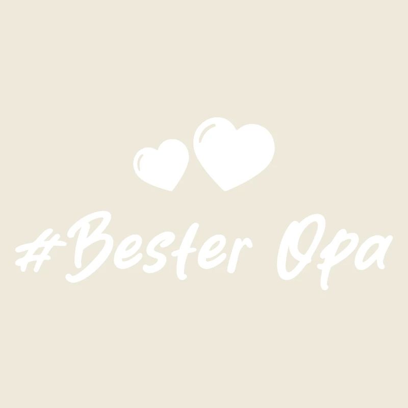 Bester Opa Herzen Liebe