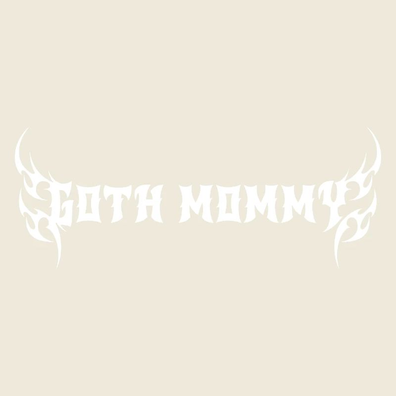 Maman gothique ! Esthétique gothique Croix Y2K