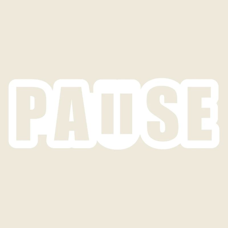 Pause - break - pause button