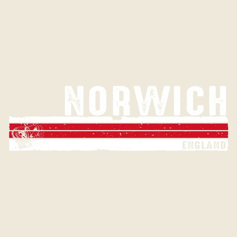 Norwich Angleterre Design rétro vintage