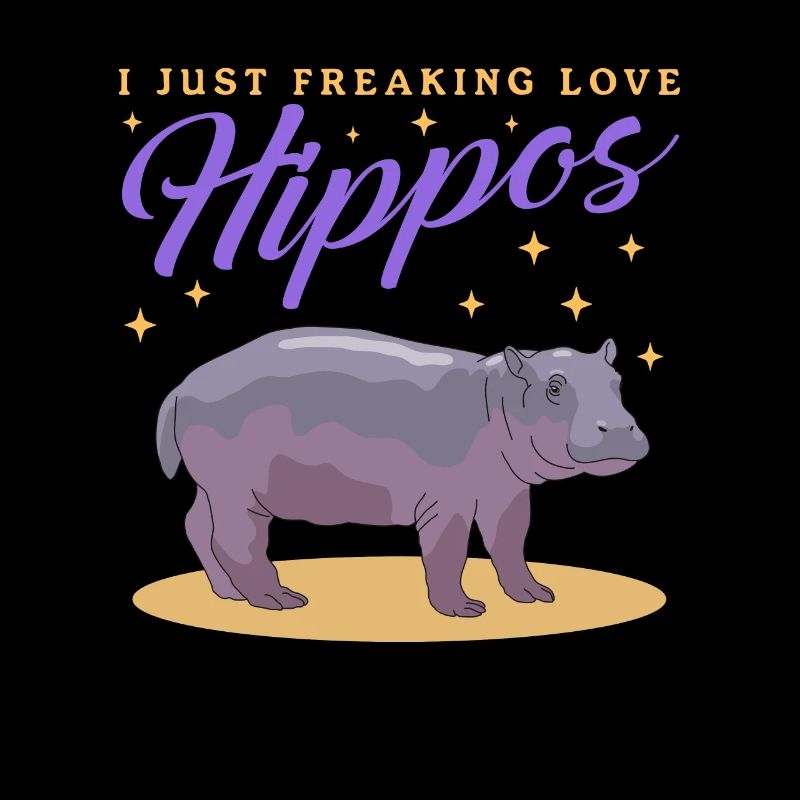 Nilpferd Baby Nilpferde Flusspferd Geschenk