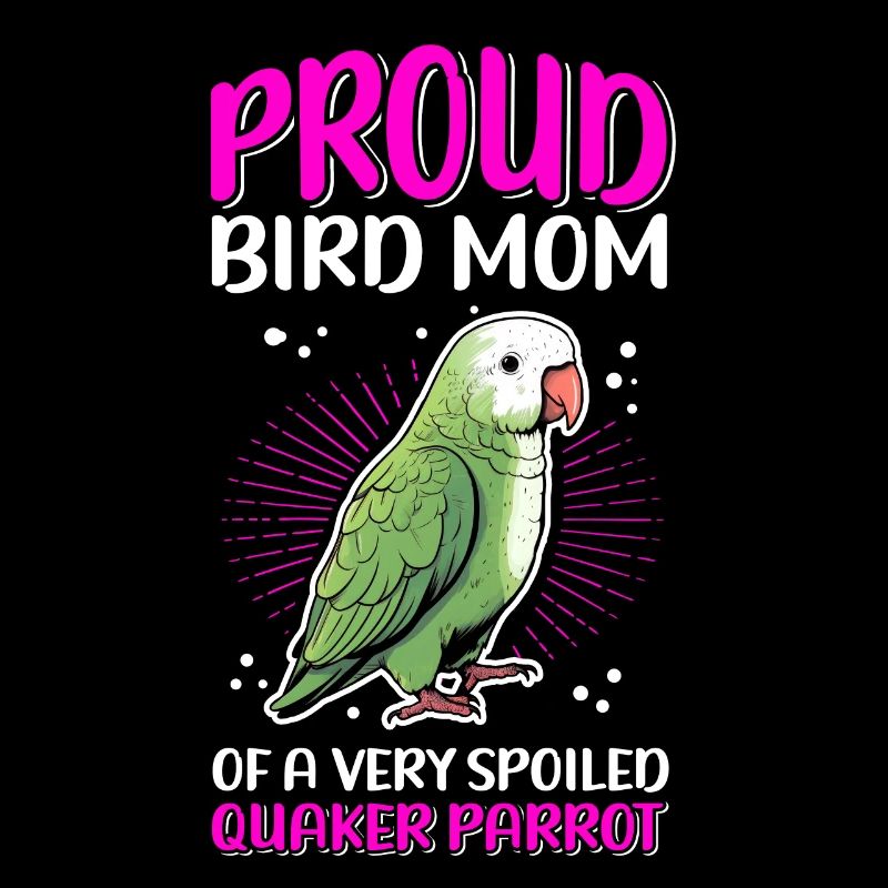 Mönchssittich Papageien Mom Geschenk