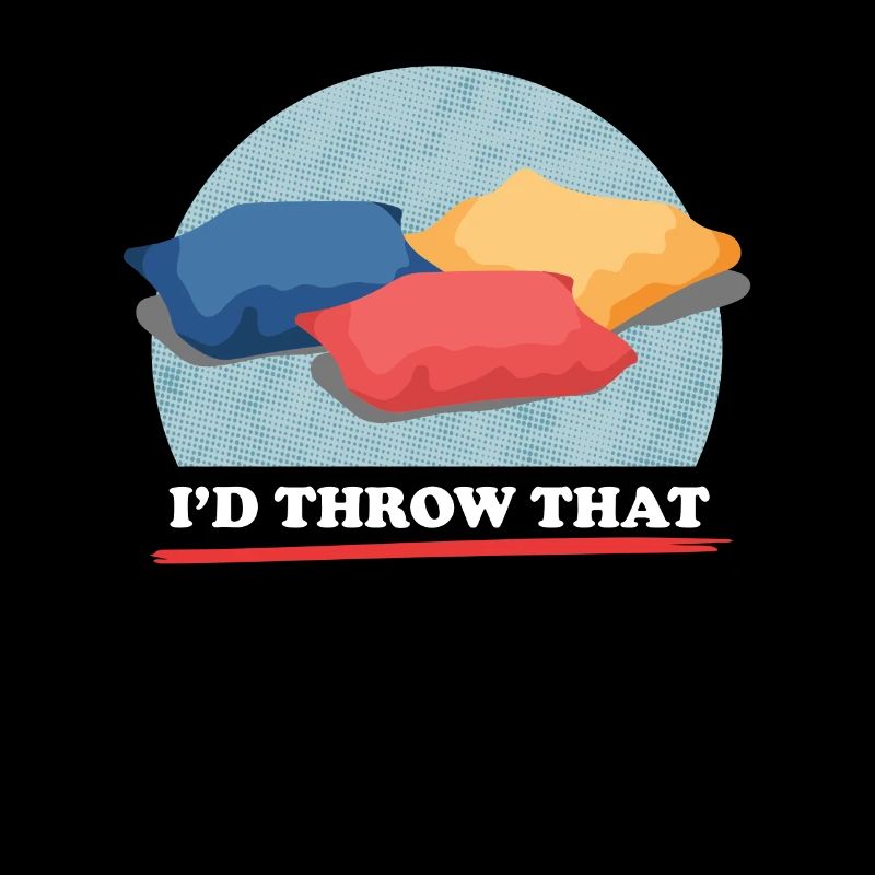 Cornhole Player Blind Hole Bean Bag Gift