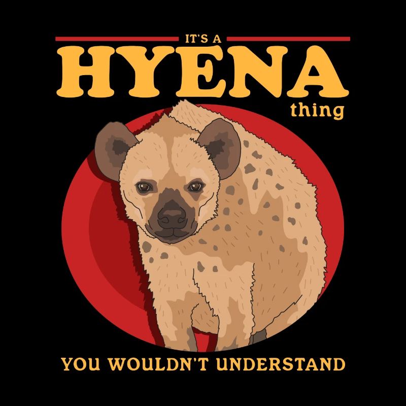 Hyäne Hyänen Tüpfelhyäne Geschenk