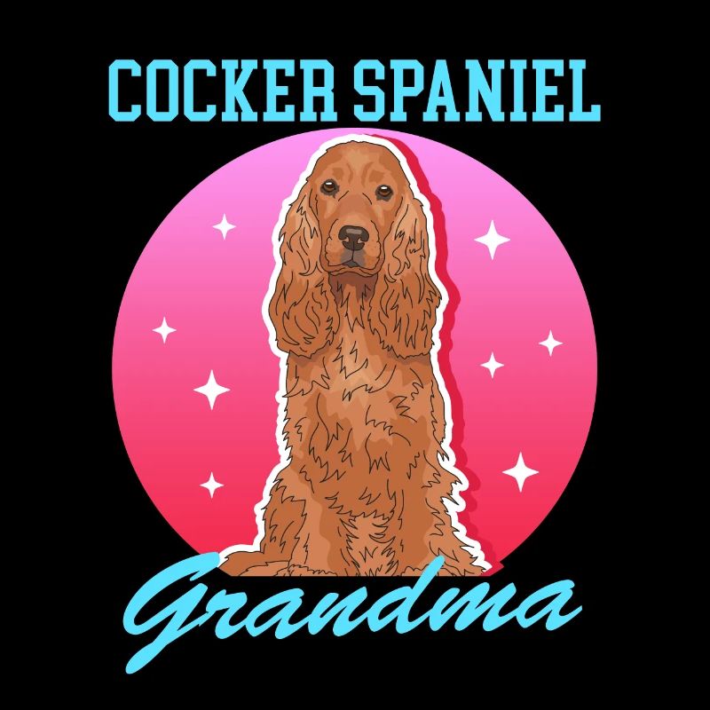 Cocker Spaniel Granny chien Cocker Spaniel cadeau