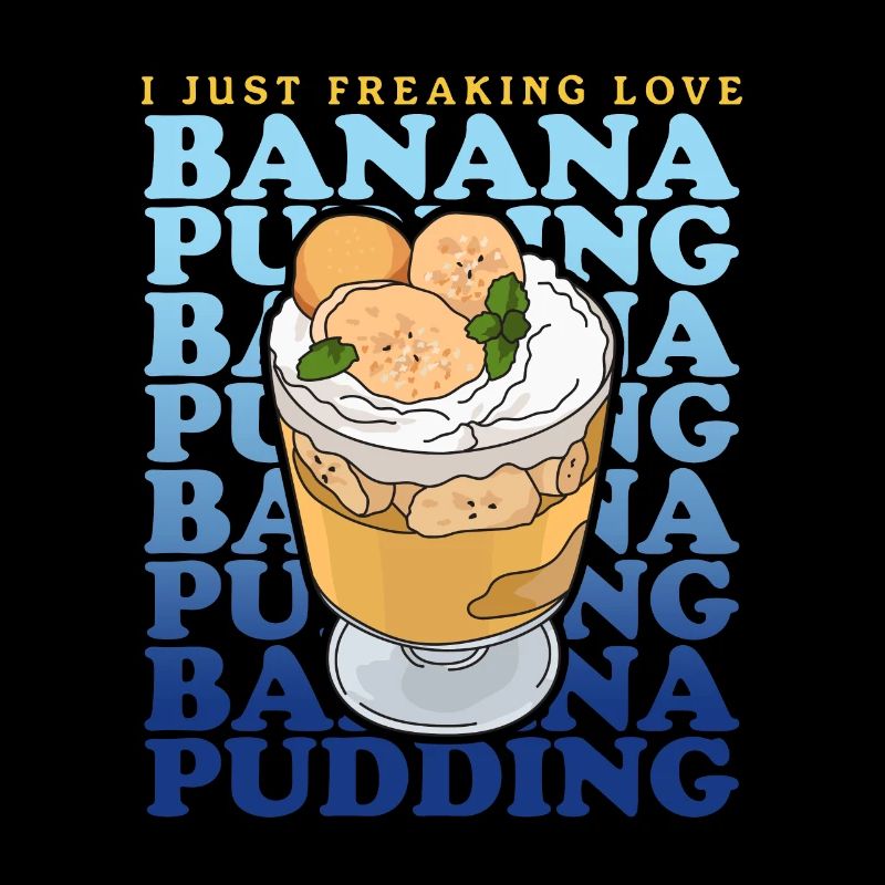 Bananenpudding Bananen-Pudding Geschenk