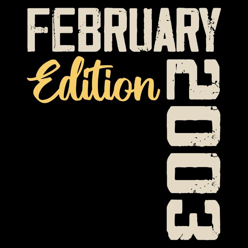 February 2003 Birthday February 2003 Retro