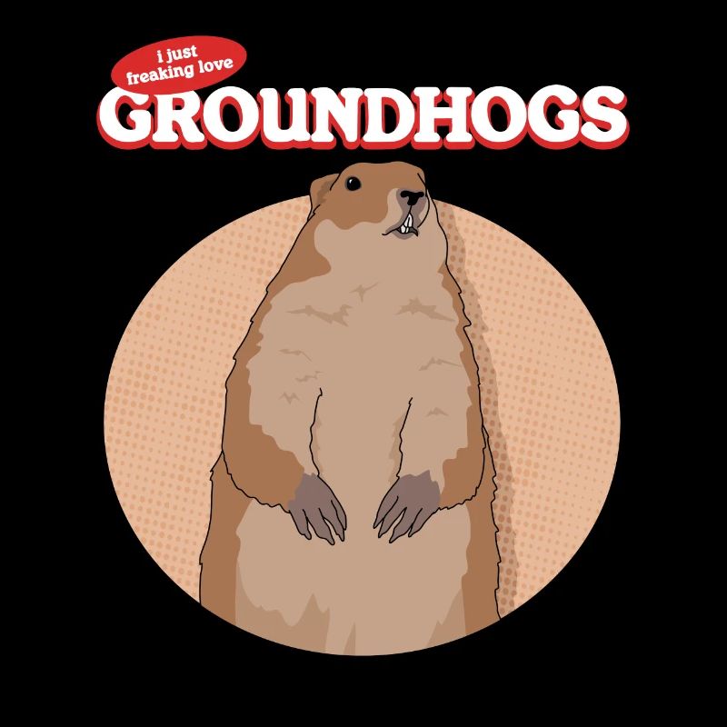 Murmeltiere Mankai Munggen Groundhog Geschenk
