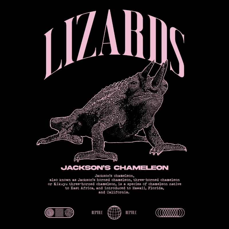 Jackson's Chameleon Streetwear Lizard Keeper