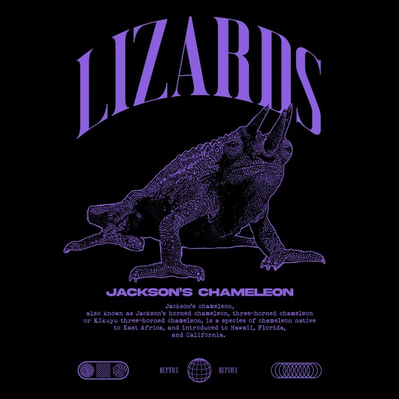 Jackson's Chameleon Streetwear Lizard Keeper