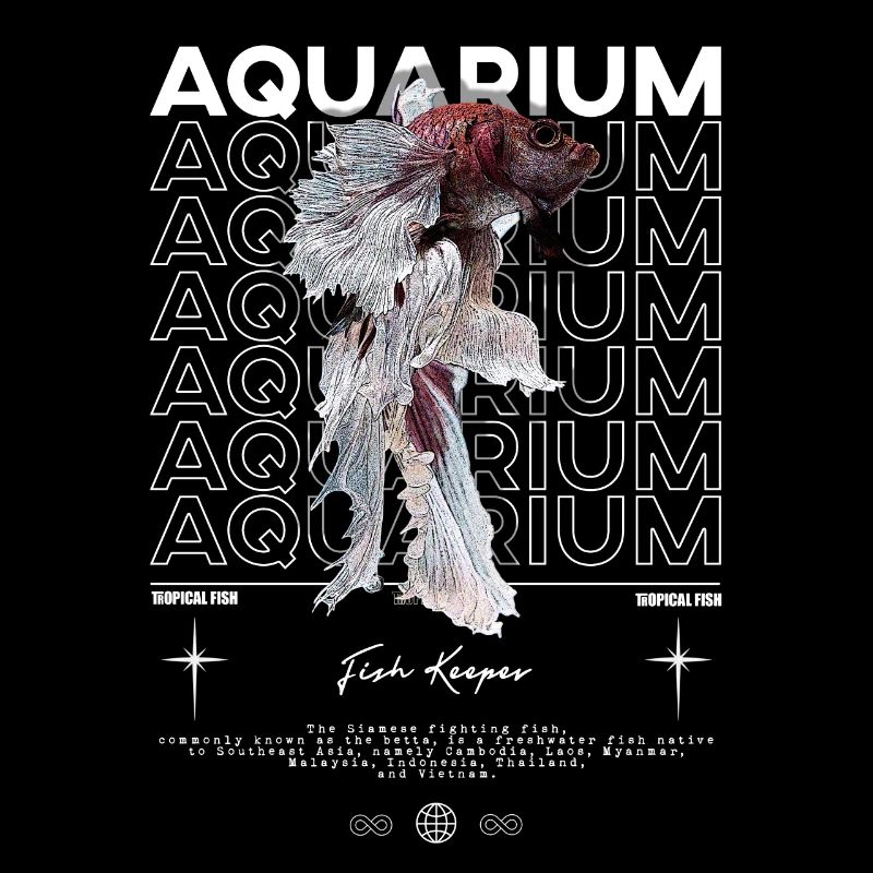 Betta Fish Keeper Modern Streetwear