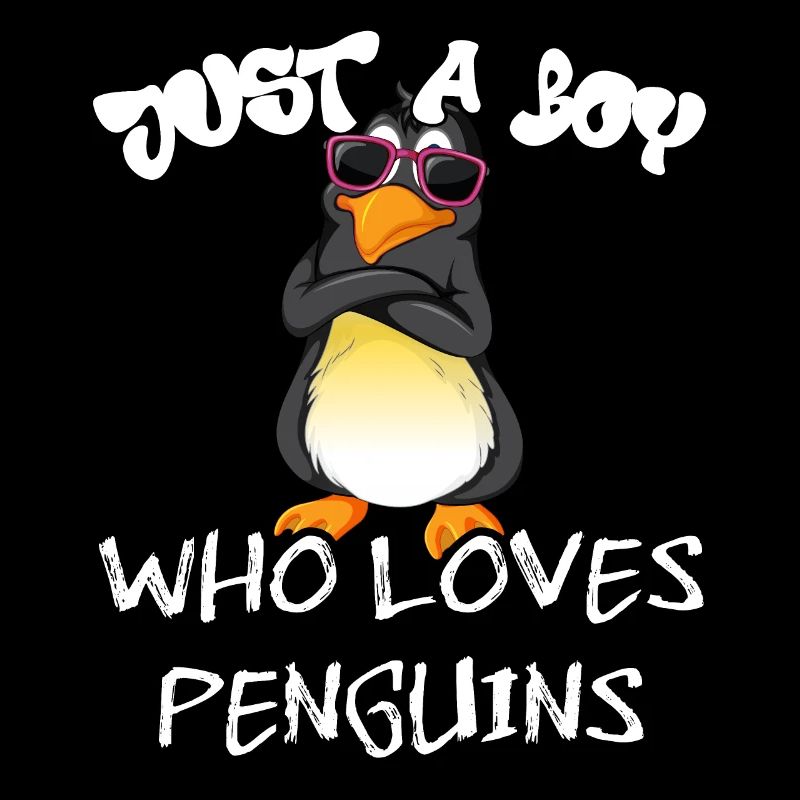 Juste un garçon qui aime les pingouins