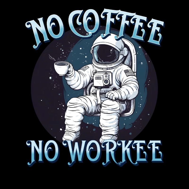 Pas de café, pas de travailleur travaillant sans grain de café