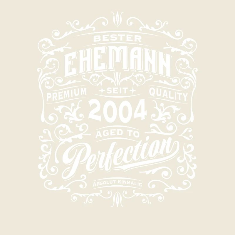 Bester Ehemann seit 2004, Retro, Hochzeitstag
