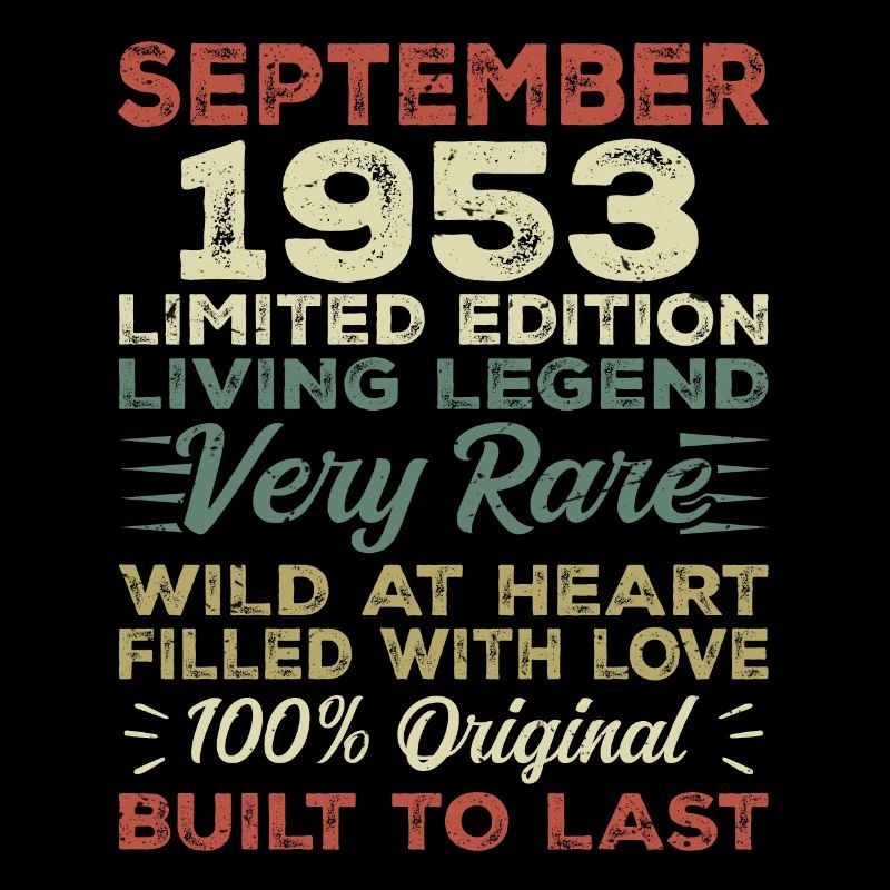 Anniversaire Septembre 1953 Edition Limitée Original